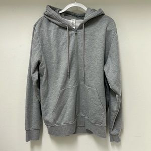 Alo Yoga Full zip Hoodie. Gray. Size Large NWOT